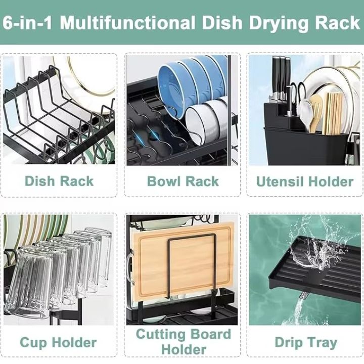 FlowDry™ Premium 2-Tier Dish Rack