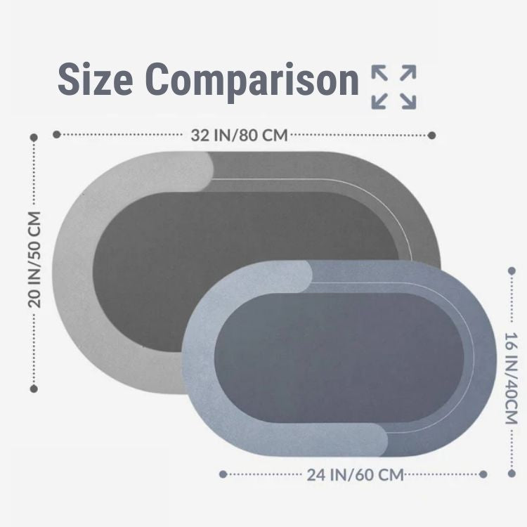 Premium Non-Slip Bathroom Mats | "Home"
