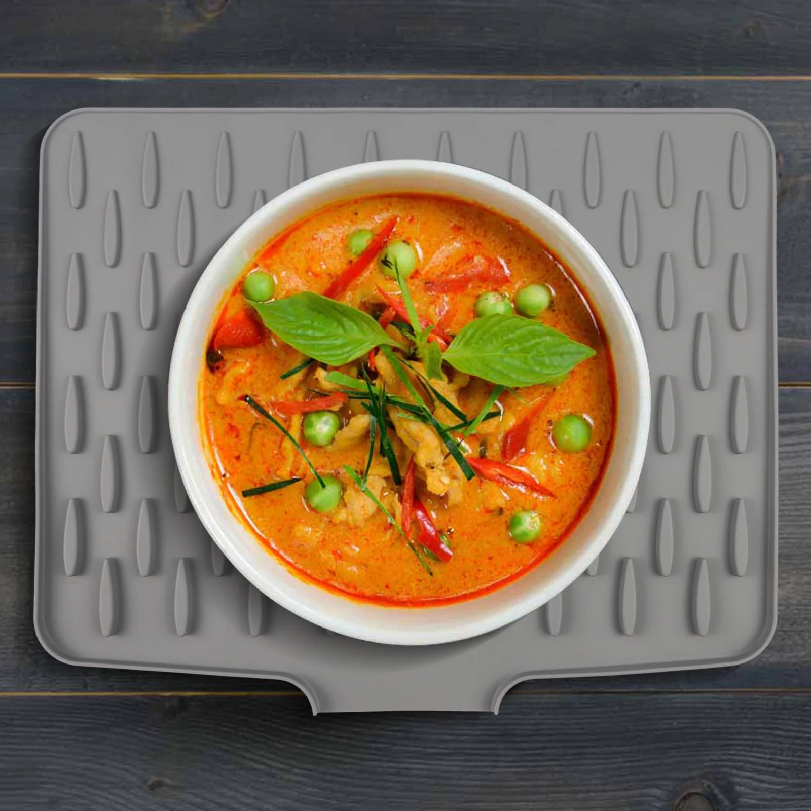 Modern Silicone Dish Drying Mat – Non-Slip & Heat-Resistant