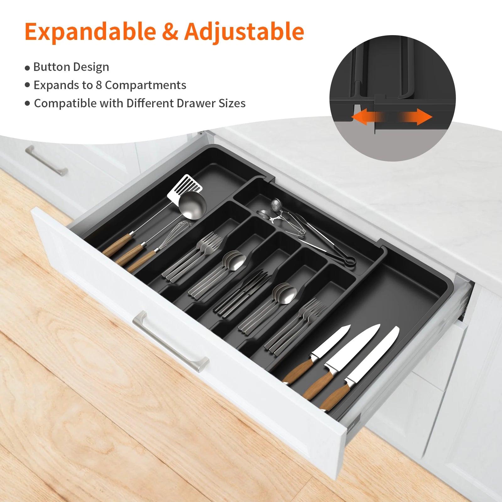 Expandable Cutlery Drawer Organiser