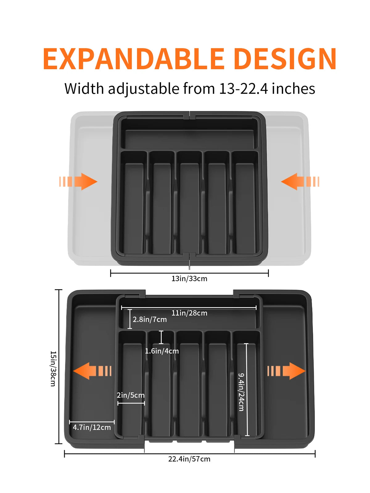 Expandable Cutlery Drawer Organiser