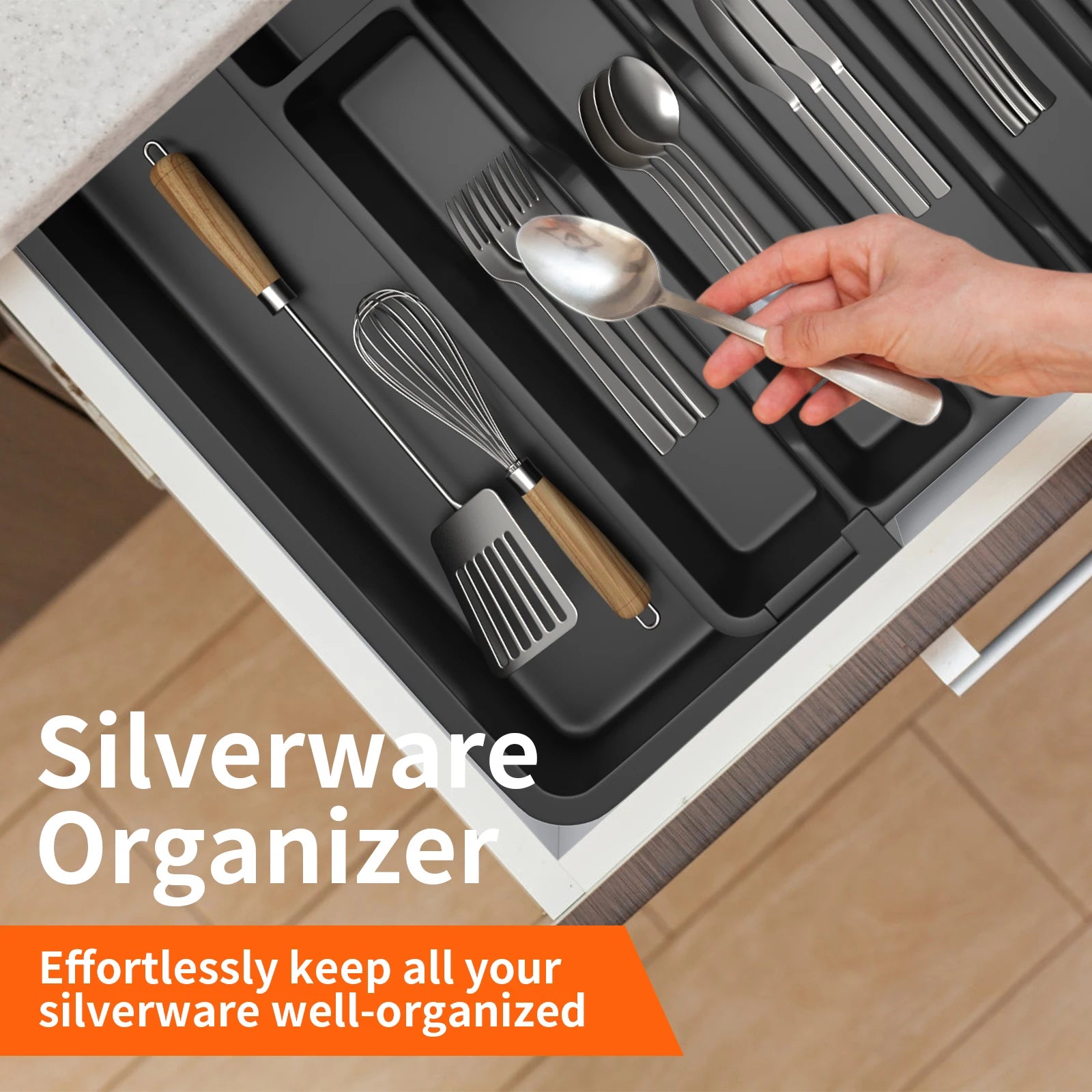 Expandable Cutlery Drawer Organiser