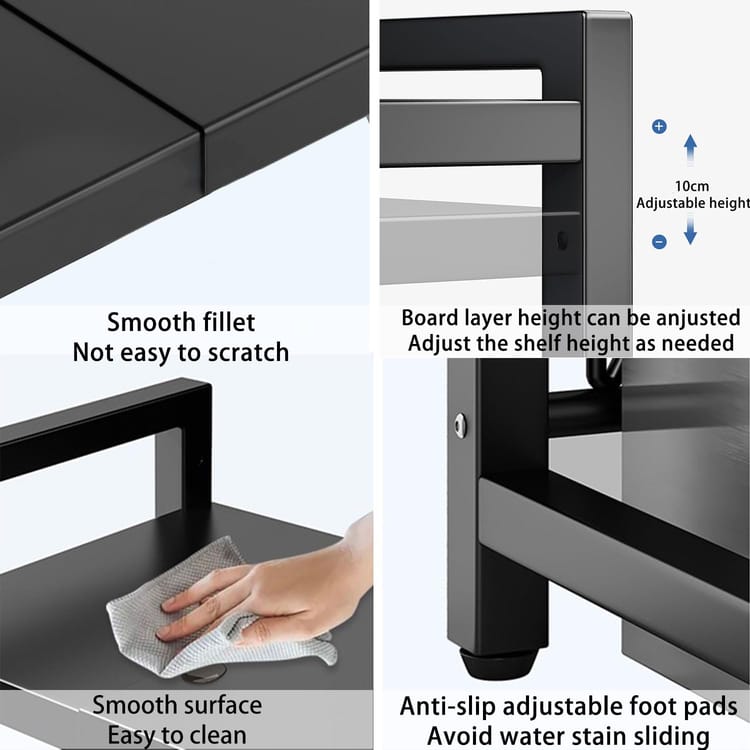 Premium Adjustable Stainless Steel Kitchen Organiser