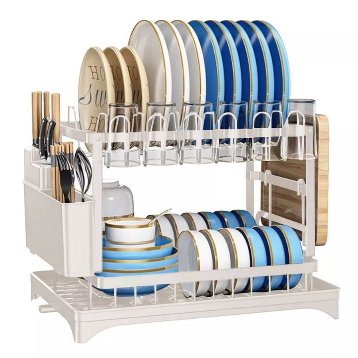 FlowDry™ Premium 2-Tier Dish Rack