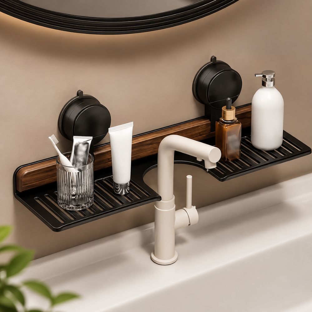 Premium Suction Bathroom Shelf