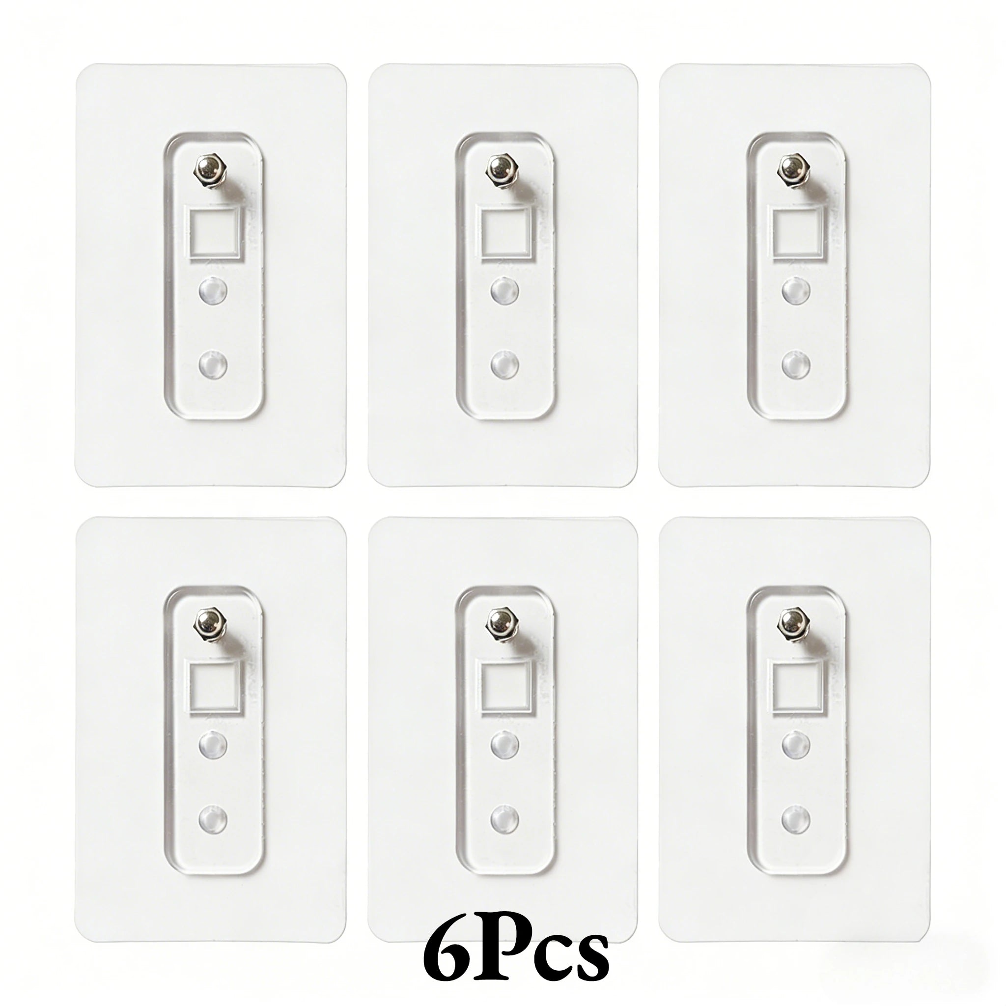 Replacement Adhesive Pads for Bathroom Shelf Set (Pack of 6)