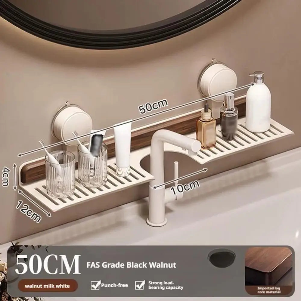 Premium Suction Bathroom Shelf