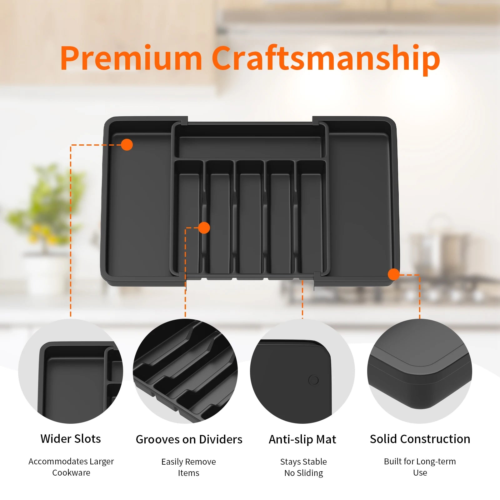 Expandable Cutlery Drawer Organiser